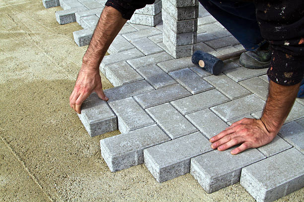 Residential Paver Driveway in Minnehaha, WA